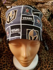 VEGAS KNIGHTS   Handmade SURGICAL SCRUB CAPS