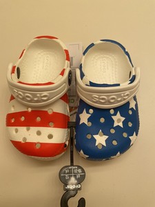 american flag crocs youth