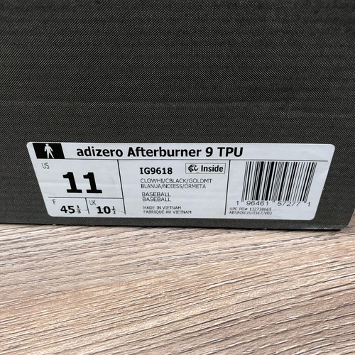 Adidas Adizero Afterburner TPU Summer Bash Baseball Cleats IG9618 Men’s 11 NEW - Picture 10 of 10