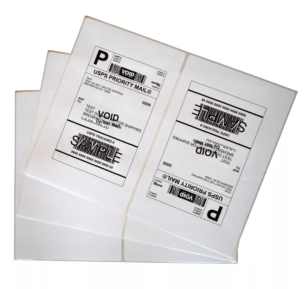 200 Shipping Labels Self Adhesive Stick Printer Paper USPS FedEX