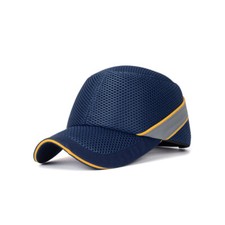 Protective Baseball Cap Bump Hat Head  Hard Inner Shell Safety Helmet Black Blue