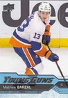 2016-17  Upper Deck  #458 Mathew BARZAL  Young Guns RC  -New York Islanders