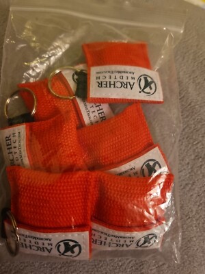 12 - Key Ring CPR Mask - Emergency Face Shield with One-way valve