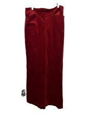 DG2 Diane Gilman Burgundy Velvet Pull On Pants Size 12P
