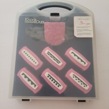 American Crafts Knock Outs Interchangable Border Punch System Kit 1