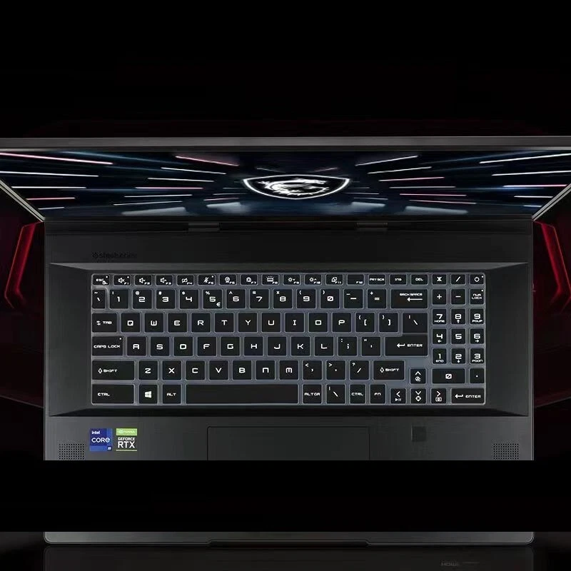 2 X Keyboard Cover Fit MSI GS77 GF76 GL76 GE78 GT77 - Image 3 of 4