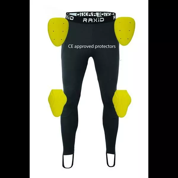 Mens/Ladies Leggings made with Kevlar Motorcycle/bike Pants Super Fit RAXID  CE 2