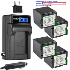 Kastar Battery LCD AC Charger for HITACHI DZ-BP21S DZ-BX35 DZ-BX35A DZ-BX35E