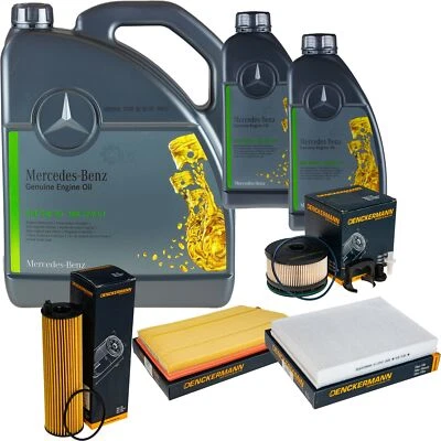 MERCEDES-ORIGINAL, DENCKERMANN DENCKERMANN Inspektionspaket MB 5W-30 229.51 7L für Mercedes-Benz E-Klasse