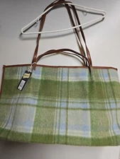 Universal Thread Plaid Craft Tote Handbag in Green/Blue