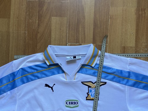 LAZIO 1999 2000 AWAY SHIRT JERSEY LONG SLEEVE PUMA sz M MEN WHITE CENTENARY - Picture 23 of 23