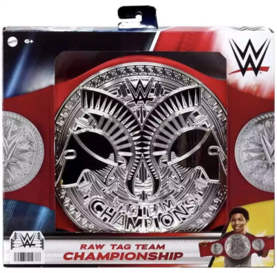 WWE RAW Tag Team Championship Belt Red Mattel Toy Uso Bloodline