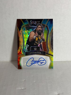 2024 Panini Select WWE CACTUS JACK Legendary Signatures AUTO TIE-DYE /25 |  eBay