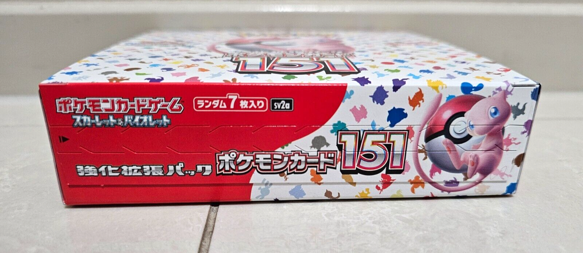 Pokemon 151 Booster Box Japanese New Sealed (no shrink)