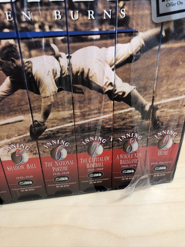 Baseball A Film By Ken Burns  9 VHS Series From Year 1840’s To 1970/present - Picture 11 of 12