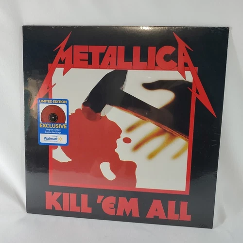 Metallica : Kill Em All (Limited Jump In The Fire Engine Red Vinyl LP) SEALED
