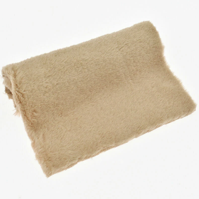 A4 Faux Fur Fabric Bag Bow-Knot Patchwork Clothing Sewing Decor DIY Craft Supply - Image 3 of 4