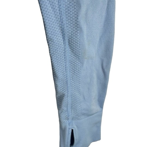 Tory Burch Sport Womens 1/4 Zip Pullover Baby Blue Sweatshirt Size Medium - Picture 7 of 13