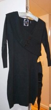 Women's Black knit Dress - New - Size Med - (please note measurements)