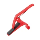 Red Quick Change Tune Clamp Trigger Capo For Acoustic Electric Classical Guitar