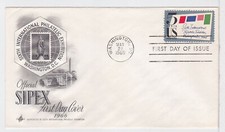 TurtlesTradingPost-&nbsp;SIPEX Show #1310- 1966 FDC Artcraft Cachet