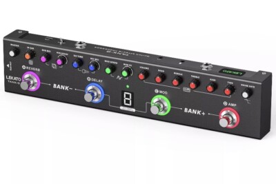 LEKATO Multi Effects Guitar Effects Pedal Processor 36 Presets Built-in 3000mAh