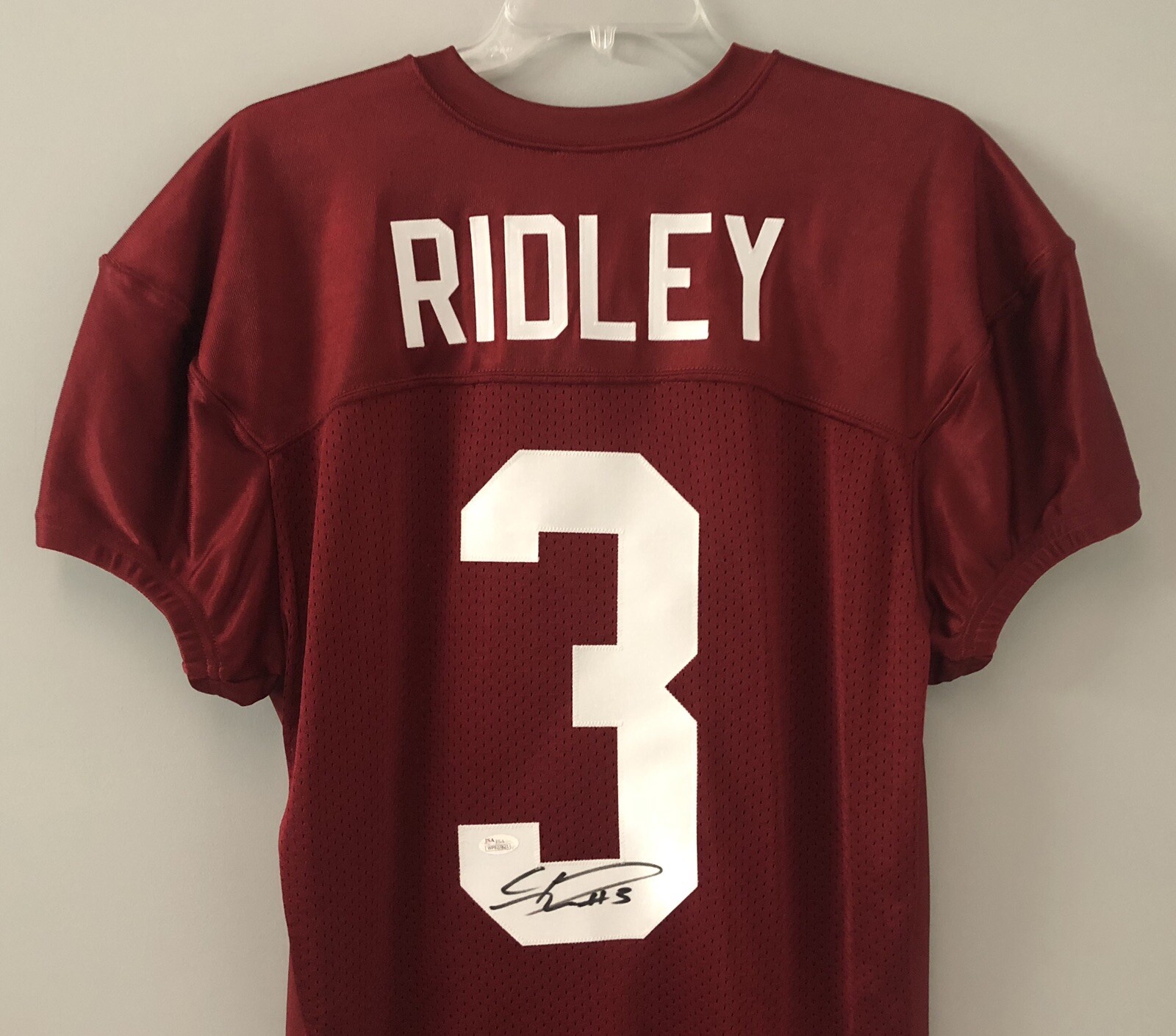 Calvin Ridley SIGNED Alabama Crimson Tide Football Jersey w/ JSA COA ~ Falcons 