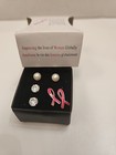 Avon Breast Cancer Crusade 3 Pair Earrings set, NIB — photo 3