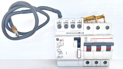 GE DKT9 63A 30mA 3P RCD with G103 C50 3P Circuit Breaker CB RCBO
