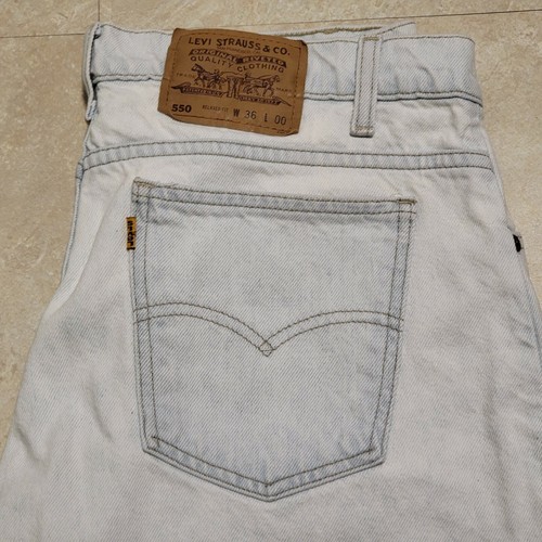 VTG Levis 550 ORANGE TAB Mens 36x00 sz 