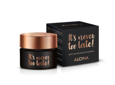 Alcina It's Never Too Late Anti-Wrinkle Face Cream, 50ml
