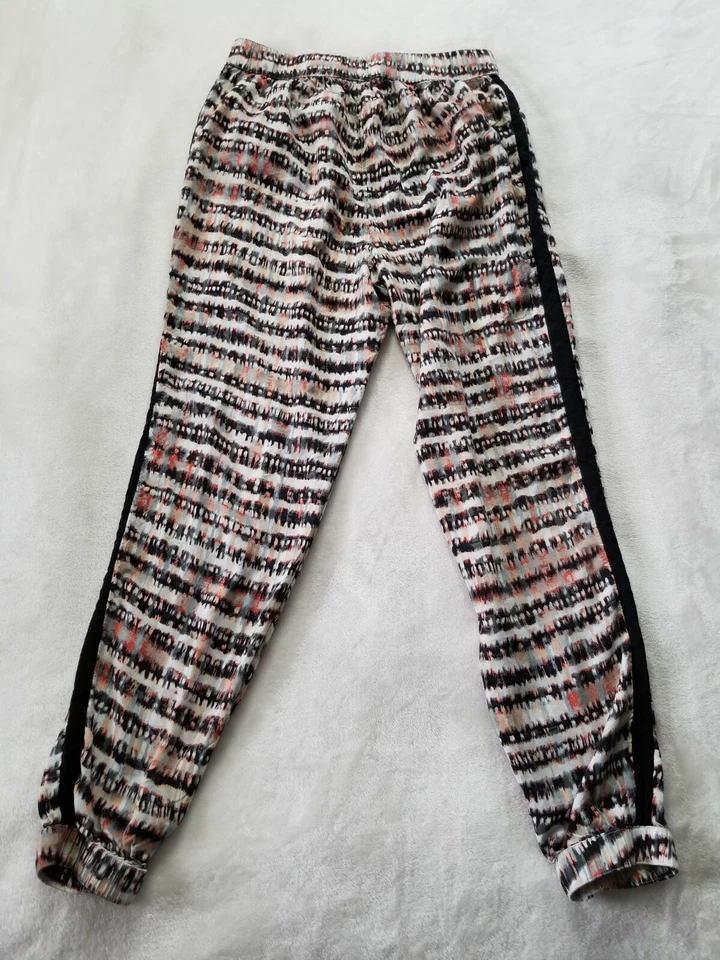 Leggings Abercrombie Fitch Feminina M Listrada Baggy Stretch Yoga Joggers Viscose - Imagem 2 de 4