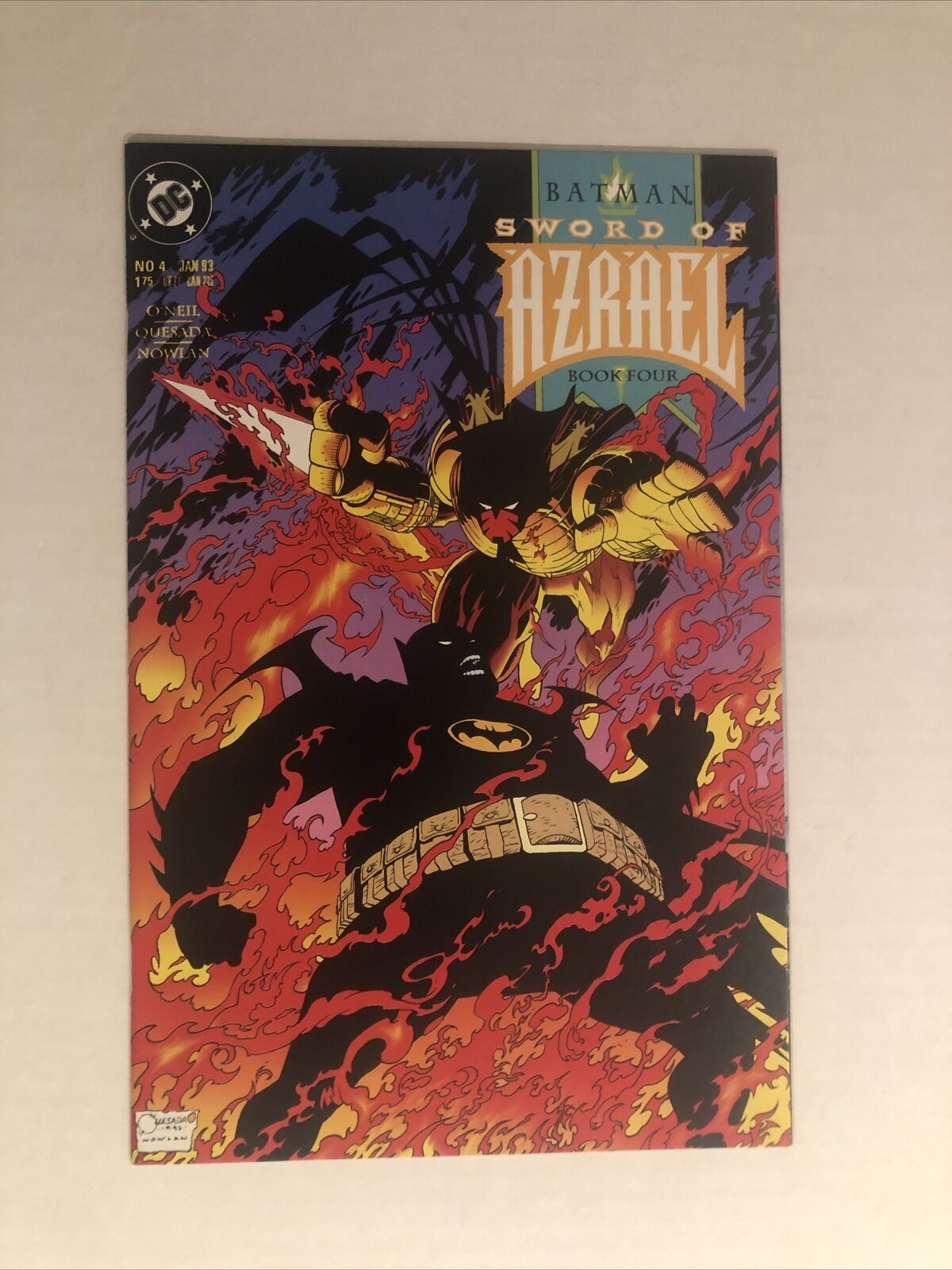 Batman: Sword of Azrael #4 1993 DC Comics Comic Book 