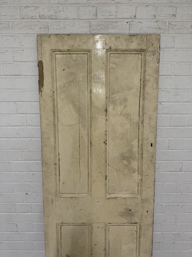 Reclaimed Victorian Pine Internal 4 panel Door 1915 x 708 Or 703 Or 705mm - Picture 5 of 24