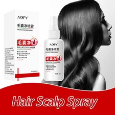 Follicle Cleanser Spray Hair Scalp Spray, Wash Free Care Hair Spray P6H3