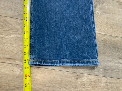 Pantalones de mezclilla Ariat M4 tiro bajo para hombre 40X30 Western bordados puntada azul - Imagen 7 de 10