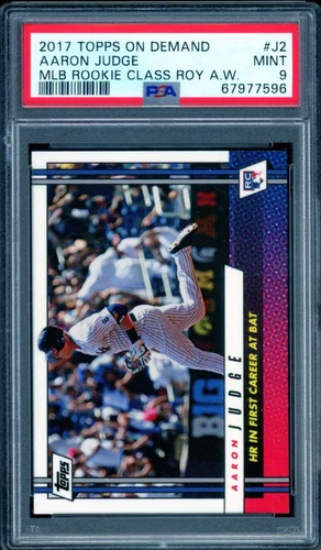 Aaron Judge Rookie Card 2017 Topps On Demand #J2 PSA 9