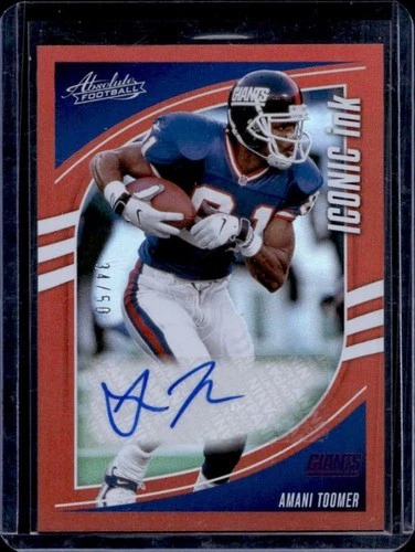 2025 Panini Absolute Amani Toomer Orange (RAW)
