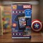 Marvel Captain America Funko Pocket Pop! & Tee Box Set (Size Large)