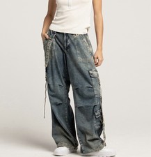 BDG Women  s Baggy Cargo Denim