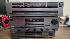 Sony TA-AV421 Stereo Amplifier w/ ST-JX421 AM/FM Tuner  CDP-C221 5 Disc Changer