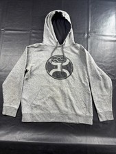 Medium Men s Hooey Hoodie Grey Front Pocket With Hood