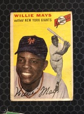 ⚾  1954 Topps Baseball #90 - Willie Mays - New York Giants  ⚾