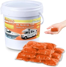 Eazy2HD RV Toilet Treatment 50 Pack Holding Tank Deodorizer for Camper Porta Pot