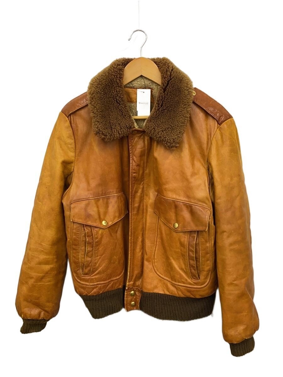 Leather Jacket Blouson/40/-/Cml/Plain 3404