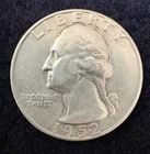 1952-D Washington Quarter, silver, INV:2179, Combined shipping