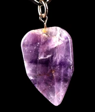 Amethyst  pendant supporting a healthy sleep cycle reflects negativity  # 8013