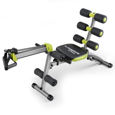 2 - 12 in 1 Heimtrainer - eingebauter Drehsitz und Rudergerät für