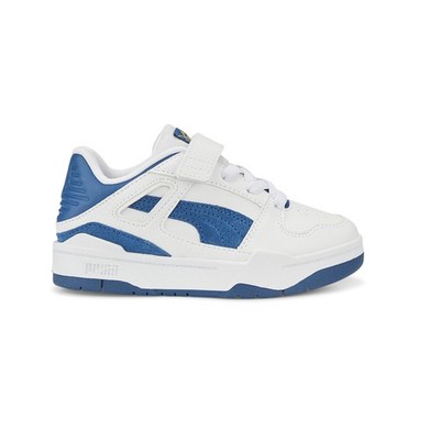 PUMA Slipstream Suede Fs Slip On  Toddler Boys Blue, White Sneakers Casual Shoes