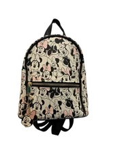Disney Minnie Mouse Bio World Mini Backpack Purse With Keychain.